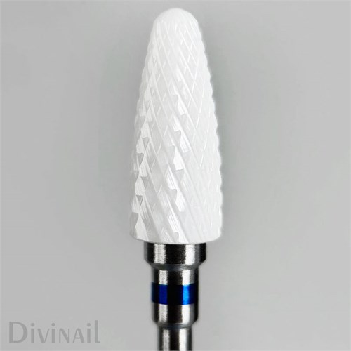 Divinail Керамическая фреза, кукуруза мет. основание, для левшей, синяя 70000021