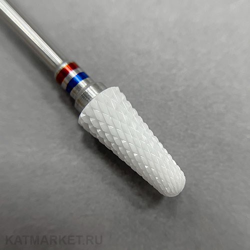 Divinail Керамическая фреза, конус, сине-красная 70000042