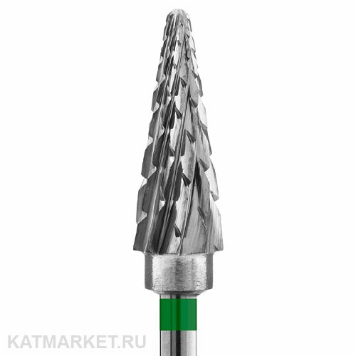 Кристалл Твердосплавная фреза 41160 конус зеленый 70541160