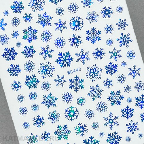 Наклейки PopFinger серия WG 440 синие 61207043