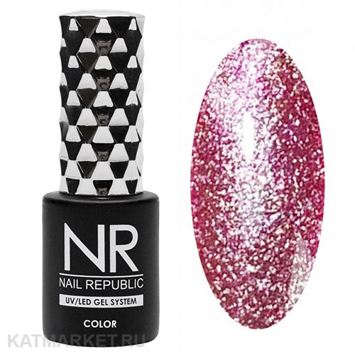 NR 10мл Гель-лак 379 жидкий кристалл, Розовый 11708379