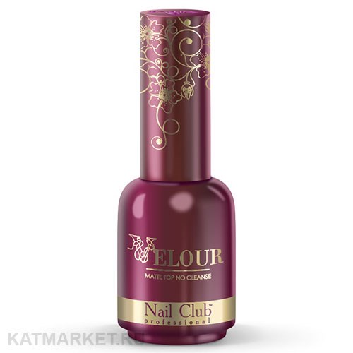 Nail Club 18мл Velour Матовый топ без липкого слоя 12202091