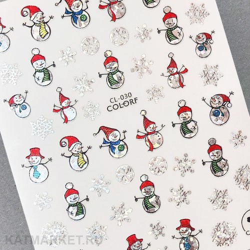 Наклейки PopFinger серия CL 30 фольгированные 61220030