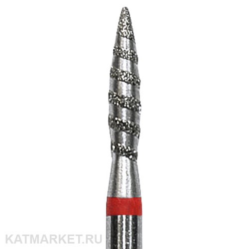 Владмива Фреза алмазная, торнадо 2,1мм, красная 806.104.243.514.021Т 70620121