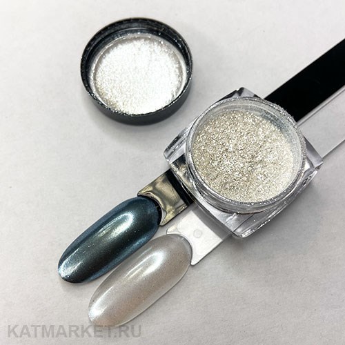 Пигмент Матовое серебро в баночке 60903013