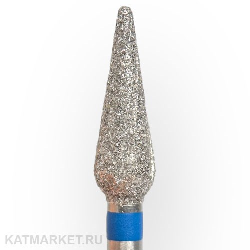 КМИЗ Алмазная фреза 118658 капля Батон синий 866.104.260.120.040 70124240