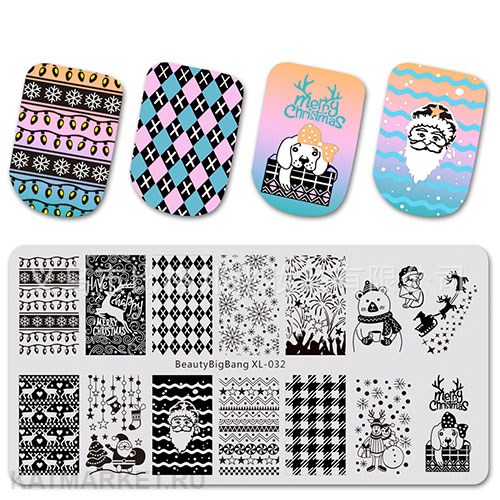 BeautyBigBang Пластина для стемпинга XL 032 60506032