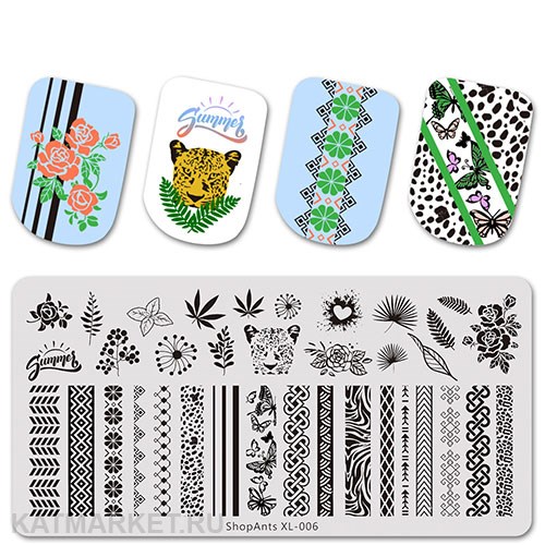 ShopAnts Пластина для стемпинга XL 006 60511006