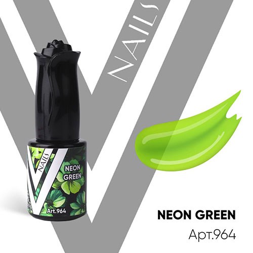 Vogue 10мл 964 Neon Green Гель-лак витраж 11934964