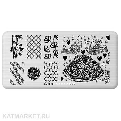 Cooi Пластина для стемпинга 32 60510018