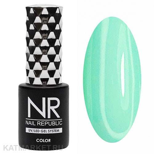 NR 10мл Гель-лак 311 Бирюзово-голубой Крайола 11708311