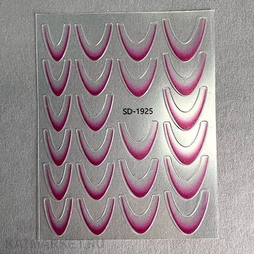 ZooNail Наклейки Френч розовый (1925) 61601925