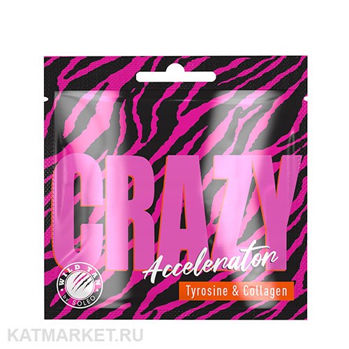 Soleo Крем для загара в солярии Crazy Accelerator ускоритель загара с мощным антивозрастным эффектом 15мл 30208001