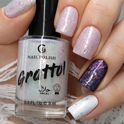 Grattol 9мл GTMS03 Bubble Gum Серия Milk Shake Лак для ногтей 10636433