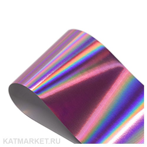 Фольга Голография 50см, Розовая 61502004