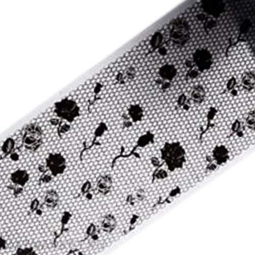 Фольга 50см Черное Кружево 03 61508003