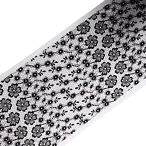 Фольга 50см Черное Кружево 13 61508013