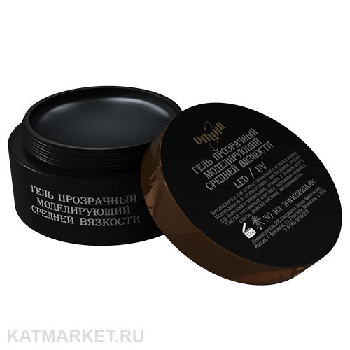 Опция 50мл Прозрачный моделирующий гель средней вязкости 12004002