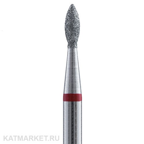 Владмива Фреза алмазная, пламя-пуля 1,8 мм, красная 806.104.257.514.018 70603118