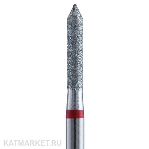 Владмива Фреза алмазная, цилиндр заостренный 1,8 мм, красный 806.104.131.514.018 70615118