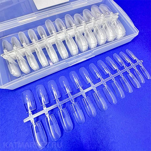 Divinail Гелевые типсы Square (матовые, Квадрат) 240шт 60828032