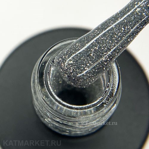 NR 10мл Flash 04 Светоотражающий гель-лак серебро 11715004