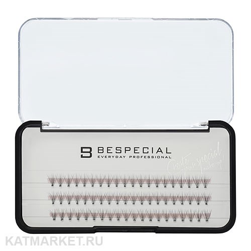 Bespecial Накладные ресницы в пучках 20D/0,07/10 мм (3 линии) 81306005