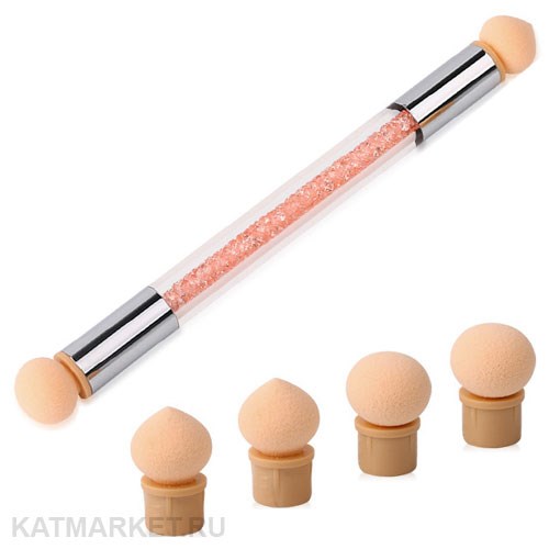 Аэропуффинг с кристаллами, розовый 60815001