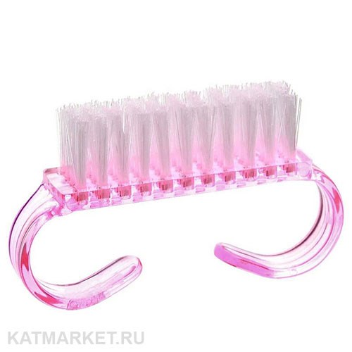 Щетка-сметка 10х45мм, прозрачная розовая 60804001