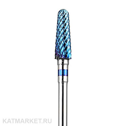 Фреза твердосплавная с напылением, синяя 02 конус 70001602