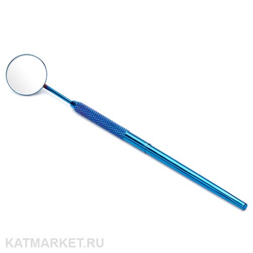 Enigma Зеркало для наращивания круглое Blue metallic 24*24mm 81303001