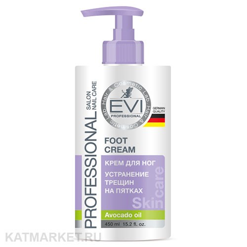 Evi Крем для ног для устранения трещин на пятках 450мл 32301082