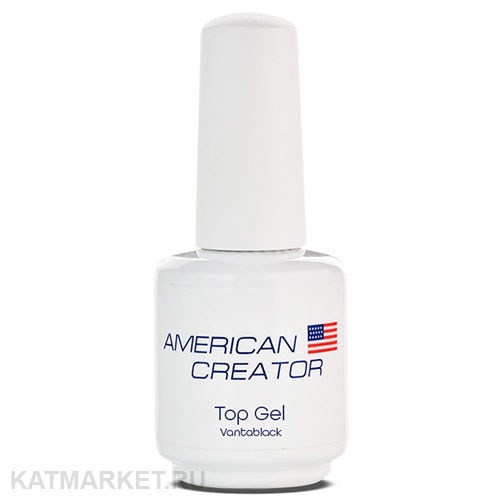 American Creator 15мл Vantablack Топ без липкого слоя, для черных оттенков 12101221
