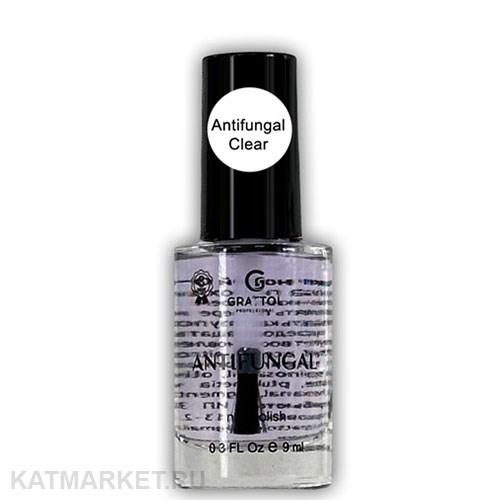 Grattol 9мл Antifungal Прозрачный Лак для ногтей без лампы 10634001