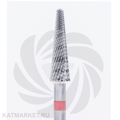 ООО "Фреза" Твердосплавная фреза с мелкой крестообразной нарезкой 302803 красная 70801106