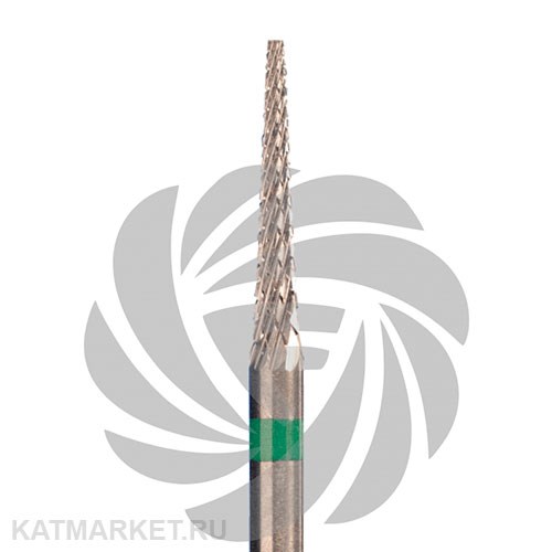 ООО "Фреза" Твердосплавная фреза с крупной крестообразной нарезкой 406302 зеленая 70801307