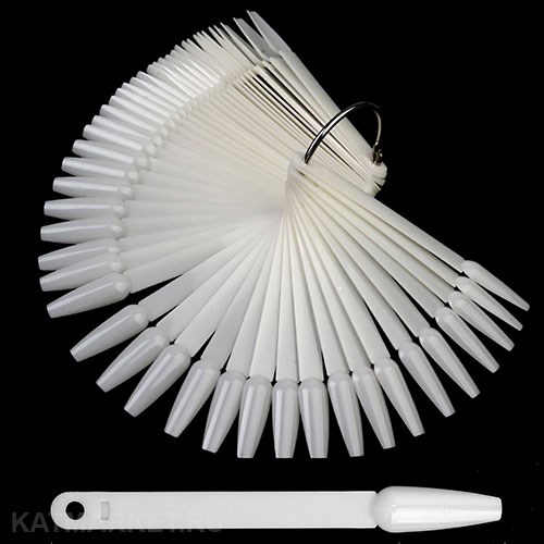 Палитра Веер Балерина на кольце 50шт, матовая 60806100