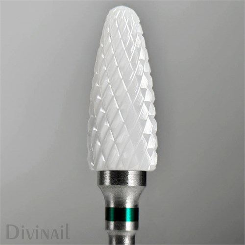 Divinail Керамическая фреза, кукуруза мет. основание, зеленая 70000012