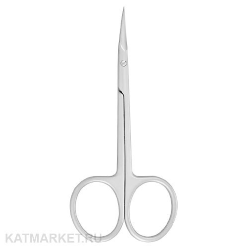 Nippon Nippers Ножницы для кутикулы NN_S-02W Изогнутые ручки, длина 107мм, матовые 40511202