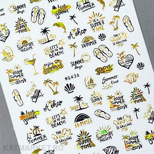 Фольгированные Наклейки PopFinger серия WG 436 61212435