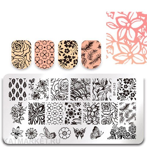 BornPretty Пластина для стемпинга BP-L043 60501443