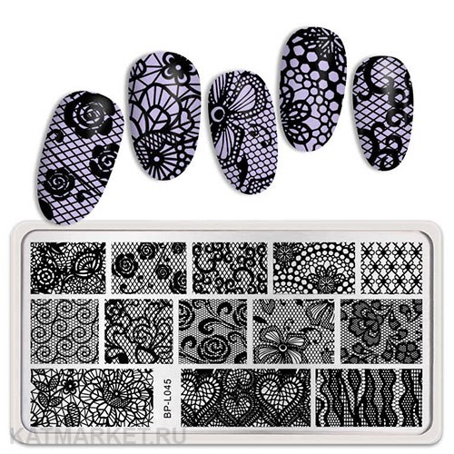 BornPretty Пластина для стемпинга BP-L045 60501445