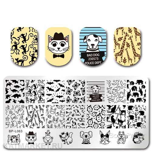 BornPretty Пластина для стемпинга BP-L063 60501463