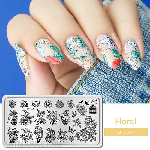 BornPretty Пластина для стемпинга BP-L067 60501467