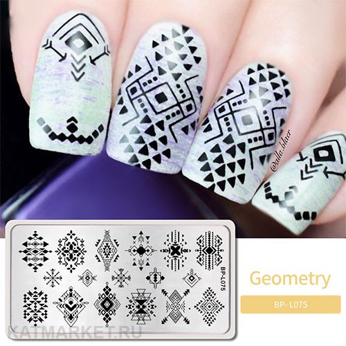 BornPretty Пластина для стемпинга BP-L075 60501475