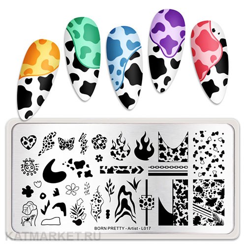BornPretty Пластина для стемпинга Artist L017 60501037
