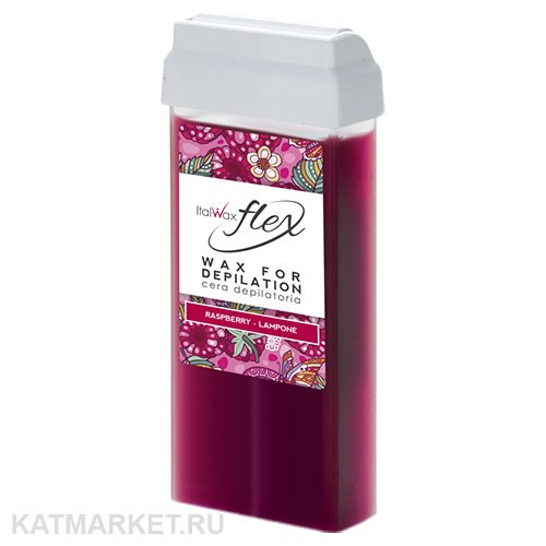 ItalWax Воск в картридже Flex, Малина 100мл 22203002