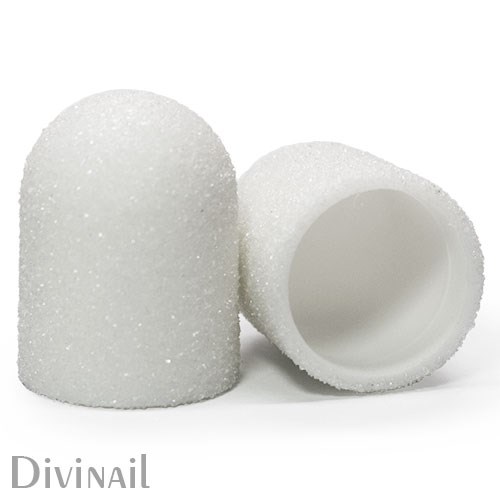 Divinail Колпачок белый на пластиковой основе, 80 грит 16мм 70211412