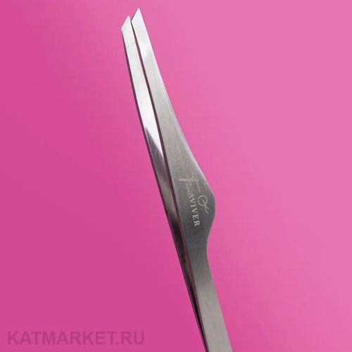 FreiAVIVER пинцет ручной заточки, Серебро Матовый 83701005