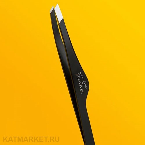 FreiAVIVER пинцет ручной заточки, Черный Матовый 83701007